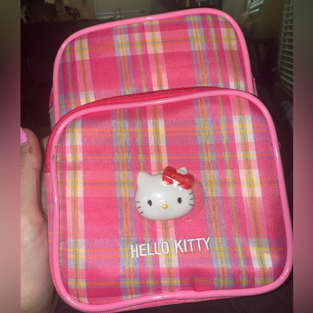 Hello Kitty Pink Plaid Mini Bag